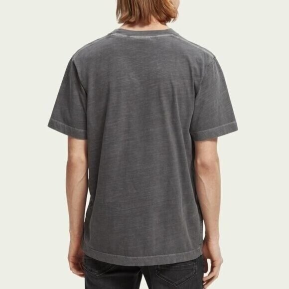 SCOTCH & SODA 100% cotton Graphic Garment-dyed graphic T-shirt Men Sz XL - Picture 3 of 11